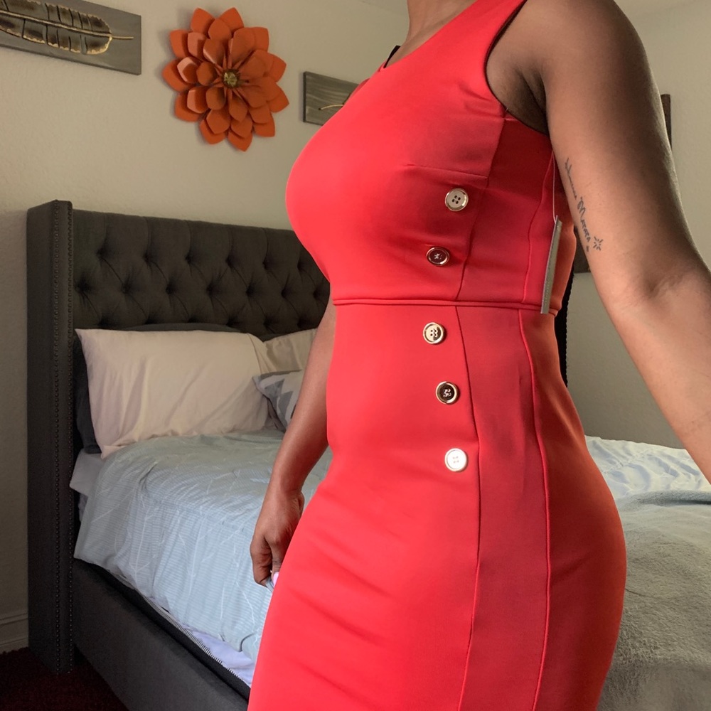 Coral Enforce Studio midi Dress new with tag.